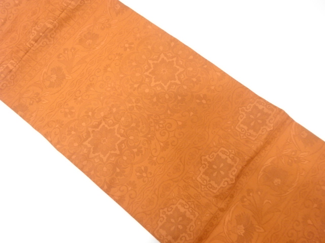 JAPANESE NAGOYA OBI / WOVEN FLORAL SARASA